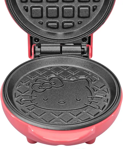 Vista 9 de Uncanny Brands Mini waflera Hello Kitty - Cocina con tu personaje favorito de gatito