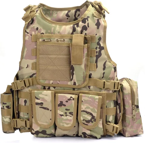Vista 9 de vAv YAKEDA Chaleco táctico Airsoft para hombre