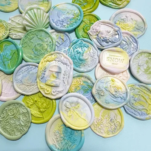 Vista 5 de 330PCS Cuentas de sellado de cera multicolor para sello de cera