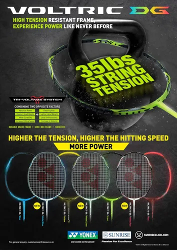 Vista 6 de YONEX Voltric 0.5DG Blend - Raqueta de bádminton
