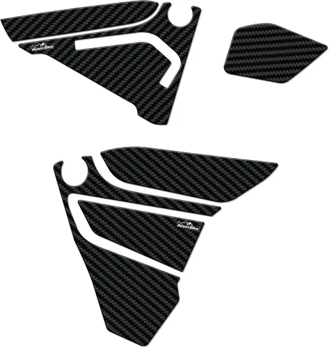 Vista 2 de Resin Bike Adhesivos 3D para motocicleta compatibles con BMW R 1250 GS - GS Adventure 2021-2024. Protección lateral de la caja de aire contra
