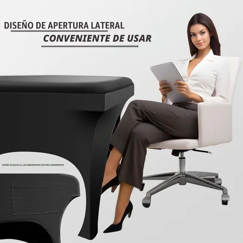 Vista 5 de Funda de Cama de Pestañas Limpiable de Cuero PU para Mesa de Masaje, Funda de Cama de Spa Impermeable y Reutilizable, Libre de Olor y de Alta