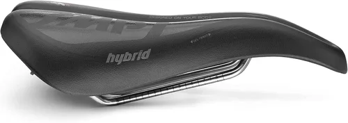 Vista 3 de SMP Selle Hybrid Gel Man Asiento De Bicicleta Sillín - Negro Hecho en Italia