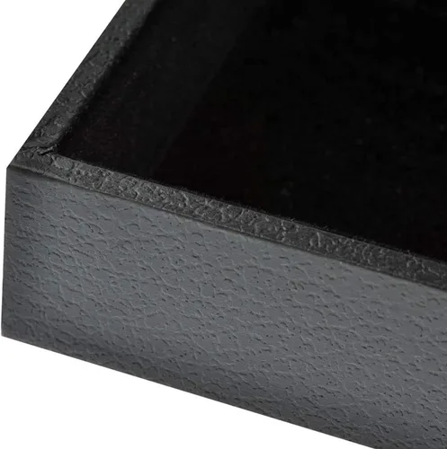Vista 3 de Pimuza Bandeja de joyería apilable de terciopelo negro de 12 rejillas para mujer, colgante de piedras preciosas, diamante, organizador