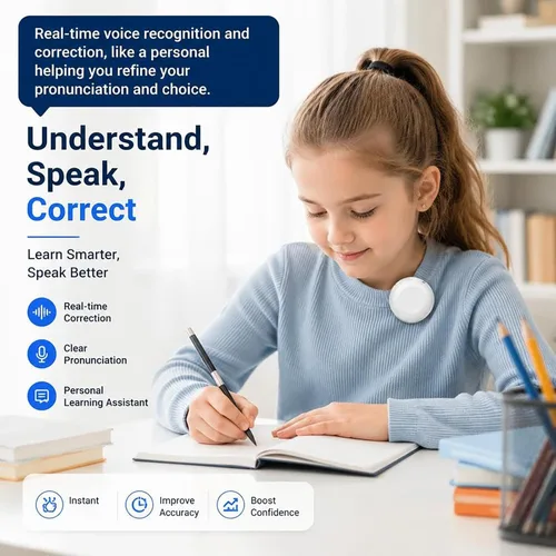 Vista 5 de Traductor portátil inteligente, 162 idiomas, dispositivo de traducción