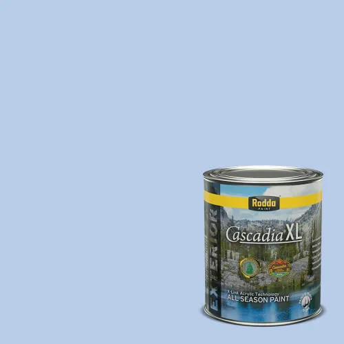 Vista 21 de Rodda Paint CASCADIA XL - Pintura satinada e imprimación para exteriores en uno, cuarto de galón, idea abstracta