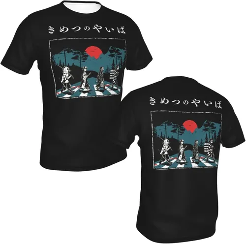Vista 4 de Camiseta casual con impresión 3D para adultos, unisex, cosplay, anime o hombres y mujeres