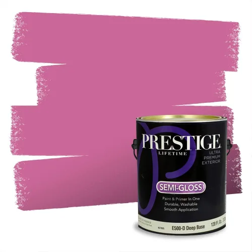 Vista 370 de Prestige Paints Pintura exterior e imprimación en uno, 1 galón, plano, coincidencia comparable de Valspar* Amber Rose*