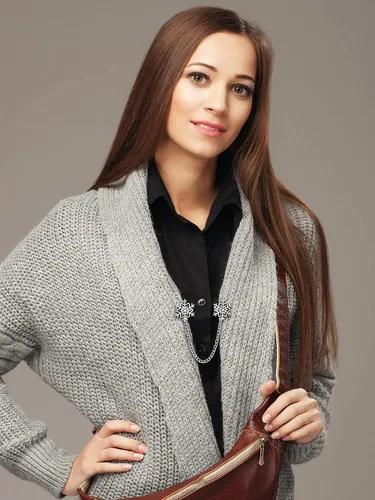 Vista 4 de Yunlly 4 piezas vintage suéter chal clips retro cárdigan cuello clips vestido camisa broche para mujer, Zinc, Aleación de zinc