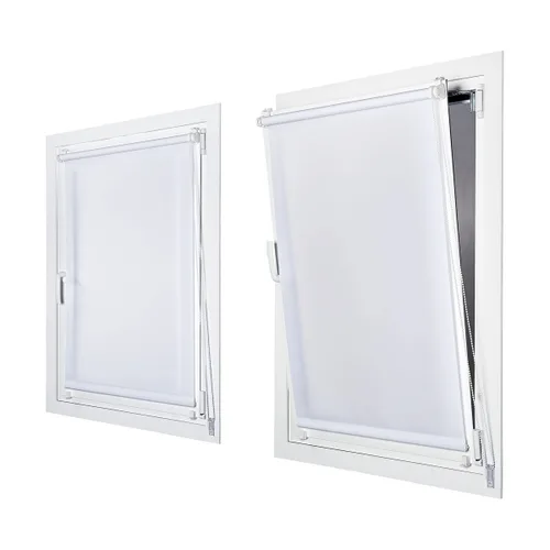 Vista 3 de Estor Enrollable Stor Planet Clip&Fix Night&Day Blanco 150 x 180 cm
