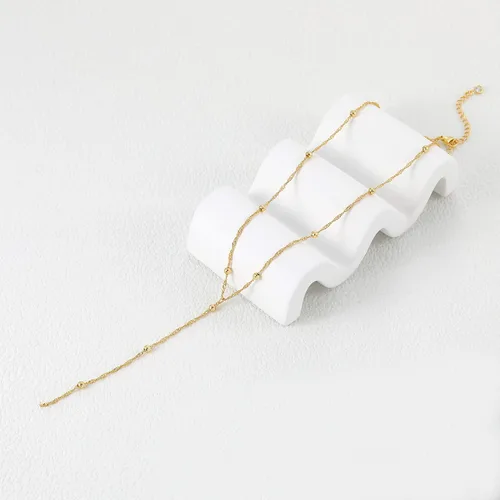 Vista 6 de Tewiky Lariat Collar para mujer, delicados collares largos chapados en oro de 14 quilates, corazón y perlas de circonita cúbica, collar con colgante