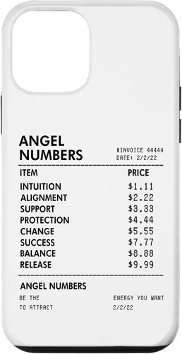 Vista 16 de Angel Numbers Receipt 111 222 333 444 - Funda de numerología espiritual para iPhone 17