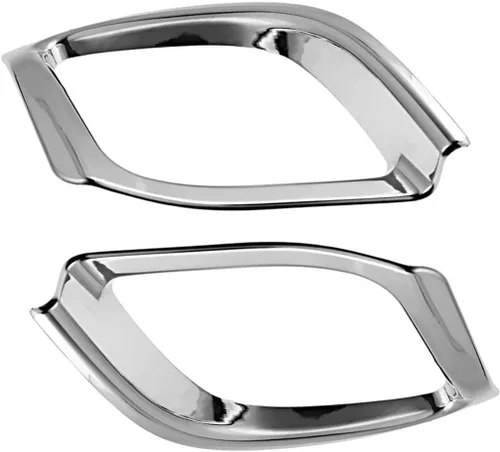 Vista 2 de Embellecedor cromado para luz antiniebla trasera para parachoques de Toyota Highlander 2015-2019, ABS cromado, 2 piezas