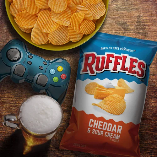 Vista 5 de Ruffles Paquete variado de papas fritas, 40