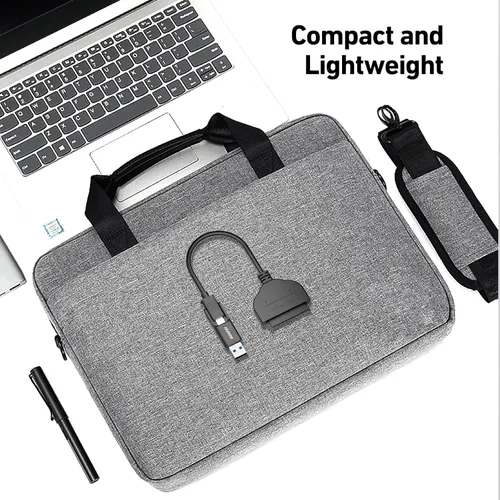 Vista 7 de BENFEI Cable SATA a USB, adaptador de disco duro USB C/USB 3.0 a SATA III 2 en 1 compatible con HDD y SSD de 2.5 pulgadas