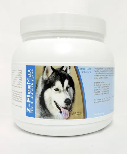 Vista 8 de Healthy Breeds Afghan Hound Z-Flex Max - Masticables suaves para cadera y articulaciones, 100