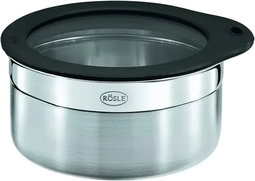 Vista 4 de Rösle Universal Cookware - Tapa para cuenco de vidrio, 4.7 pulgadas, transparente