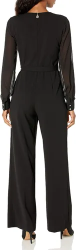 Vista 2 de Tommy Hilfiger Mono de pierna recta para mujer con cuello excedente