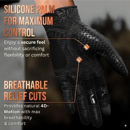 Vista 3 de Copper Tech Plus Ladies Golf Gloves Women (2nd Gen) Copper Compression Joint Support with Flexible & Comfortable Fit Tacky Silicone Pad