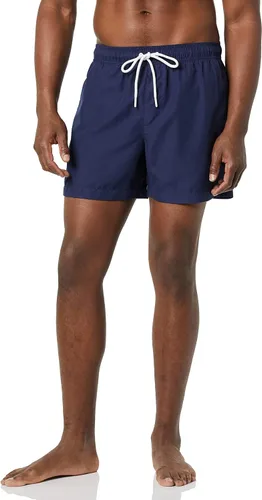 Vista 14 de Amazon Essentials Traje de baño para hombre con forro de malla, bolsillos, cierre de cordón