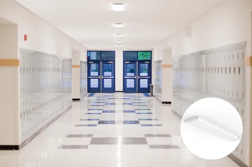 Vista 11 de Lithonia Lighting TruWrap - Lámpara de techo LED de 4 pies, luz LED envolvente de bajo perfil, lúmenes ajustables, seleccionable blanco