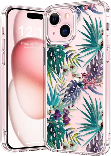 Vista 86 de bicol - Funda protectora a prueba de golpes para iPhone 15 Plus, funda delgada de acrílico transparente y diseños modernos para niña y mujer, 6.7