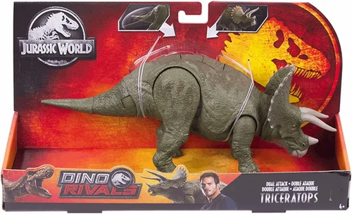 Vista 2 de Triceratops de doble ataque del mundo jurásico