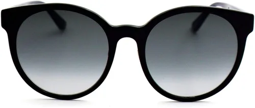 Vista 2 de GUCCI Sylvie Web - Gafas de sol redondas color azul Negro Gris Multicolor