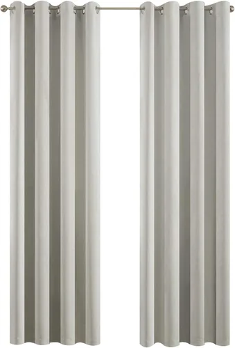 Vista 112 de Yakamok Cortinas opacas para dormitorio, aislamiento térmico, cortinas de oscurecimiento de habitación para sala de estar, juego de 2 paneles