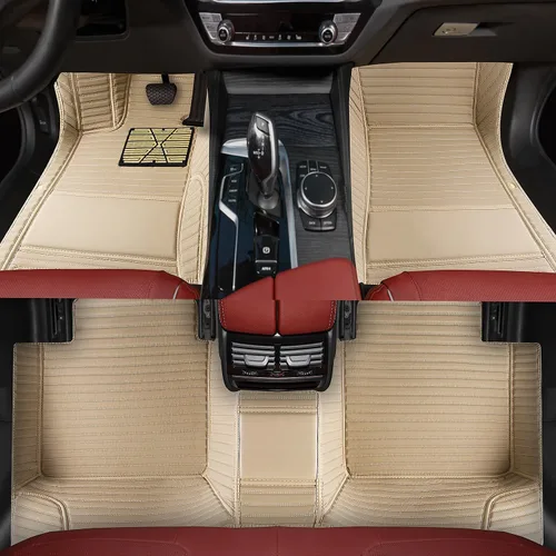 Vista 24 de Alfombrillas personalizadas para automóvil adecuadas para el 99% de automóviles, camiones, SUV, alfombrillas para todo tipo de clima, alfombrillas