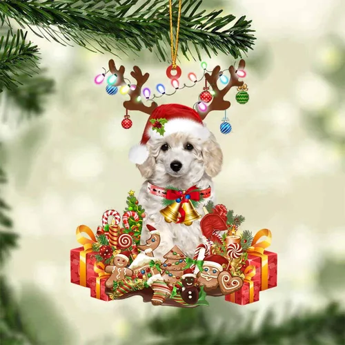 Vista 62 de Nazenti Adorno de Navidad personalizado de reno de Alaskan Malamute – Adorno de perro personalizado para amantes de las mascotas, acrílico plano