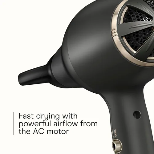 Vista 4 de INFINITI PRO Conair FloMotion Pro - Secador de pelo, personaliza tu experiencia de secado con flujo de aire ajustable y 6 ajustes
