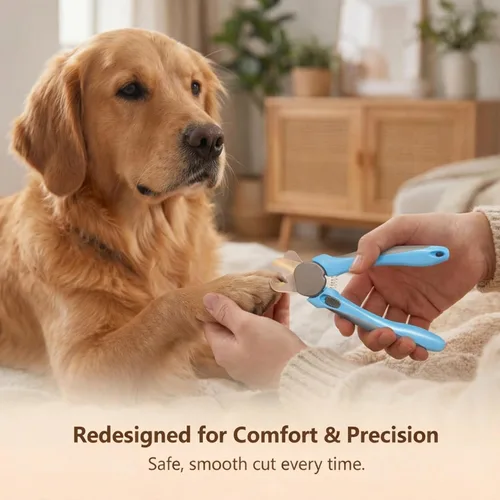 Vista 2 de Dog Grooming Kit– Nail Clipper & Slicker Brush for Large Dogs