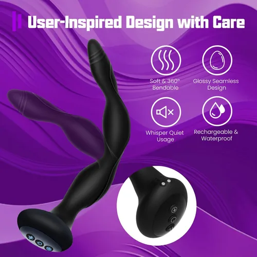 Vista 5 de Juguetes sexuales masculinos con cuentas anales, juguetes para adultos con estimulación de choque de calor, vibrador, 50 juegos múltiples