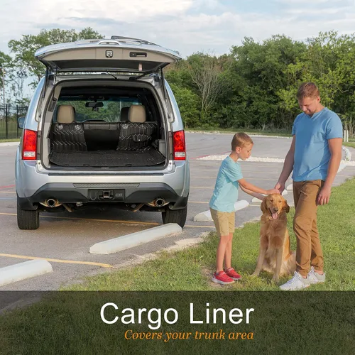 Vista 8 de Magnelex Parasol para parabrisas de automóvil (mediano) y funda de asiento de coche para perro (grande)