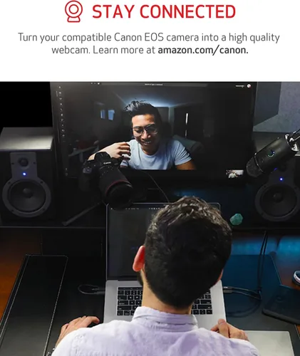 Vista 8 de Canon - Cámara digital EOS R sin espejo (solo cuerpo) Cámara para vlogging y creador de contenido, 4K UHD, AF/AE digital de lente única no refleja