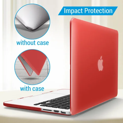 Vista 113 de IBENZER - Compatible con Funda para MacBook Pro de 13 Pulgadas 2015 2014 2013 Finales 2012 A1502 A1425, Carcasa Rígida con Cubierta para Teclado