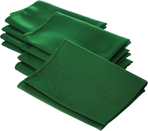 Vista 115 de LA Linen Paquete de 10 servilletas de popelina de poli, servilletas de tela suave, servilletas lavables y reutilizables, servilletas de mesa