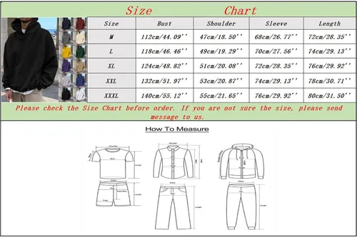 Vista 6 de eguiwyn Sudadera con capucha para hombre, sudadera de ajuste holgado, manga larga, cuello redondo, ligera, con bolsillo