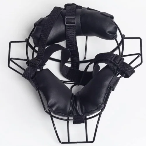 Vista 4 de Máscara facial de béisbol y softbol para máxima protección, protector de cabeza de acero de estilo tradicional con almohadilla de espuma