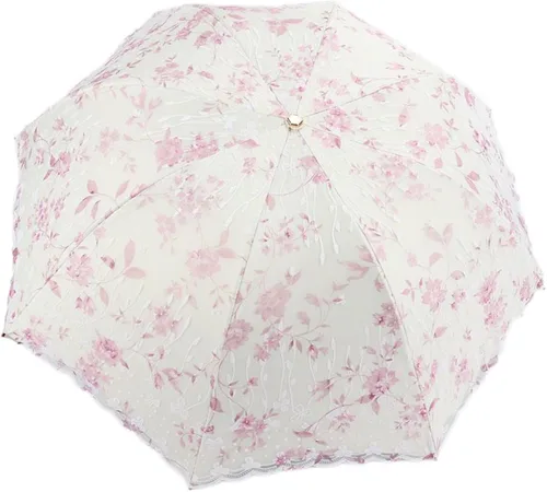 Vista 12 de Honeystore Parasol de viaje plegable Brolly Anti-UV Sombrilla Vintage