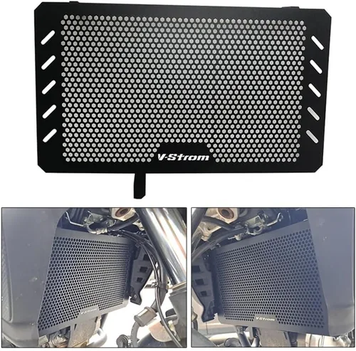 Vista 2 de Protector de rejilla de radiador para Suzuki V-Strom DL650 VSTROM DL 650 VSTROM650 2013-2019 Protector de parrilla de radiador de motocicleta NO L