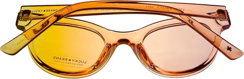 Vista 4 de Lucky - Gafas de sol retro para mujer marrón claro beige 4924148