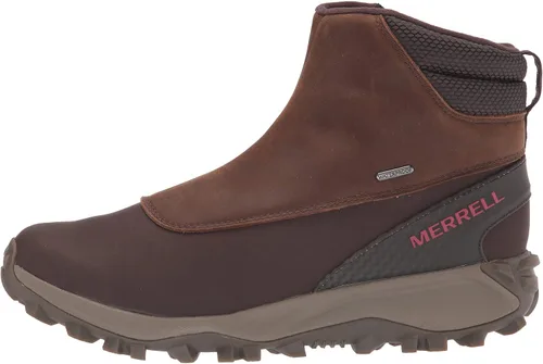 Vista 7 de Merrell Thermo Kiruna - Botas de nieve impermeables con cremallera media para hombre Nieve