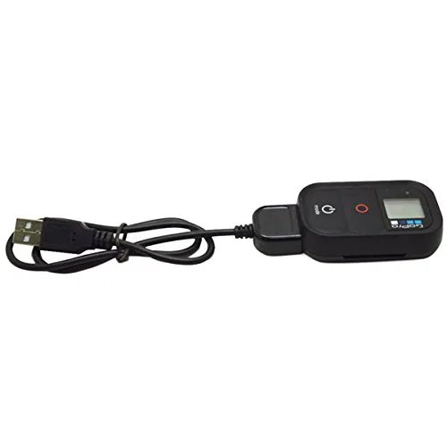 Vista 2 de Cable de carga USB para control remoto compatible con GoPro Hero 4/3+/3