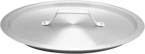 Vista 6 de TrueCraftware - Tapa de olla de aluminio de 5 cuartos de galón de 9 pulgadas de diámetro x 5/8 pulgadas de grosor: tapa de olla multiusos