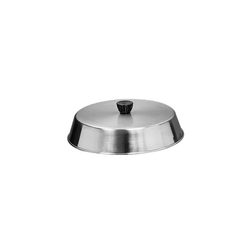 Vista 11 de American Metalcraft BA640S - Cubiertas redondas de acero inoxidable para untar (6 ½") de diámetro.