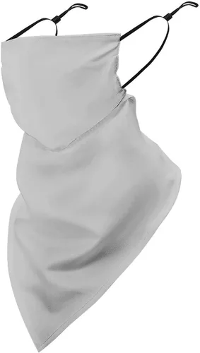 Vista 32 de Bufanda triangular reutilizable con cinta elástica para las orejas, protección solar UV