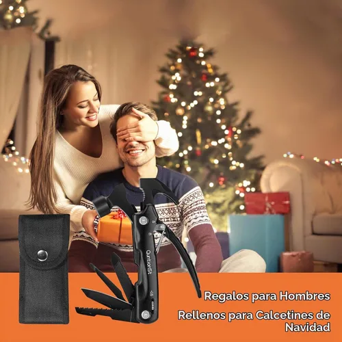 Vista 3 de Regalos para hombres, multiherramienta de martillo 12 en 1, rellenos de calcetines para hombres, rellenos de calcetines de Navidad para adultos