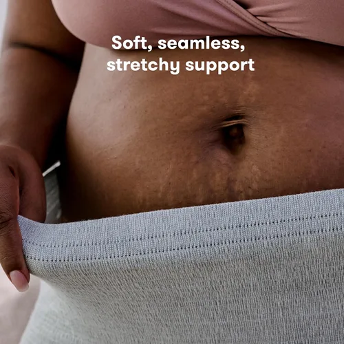 Vista 2 de Frida Mom Postpartum Underwear, Disposable Boyshort Panties, Seamless, Stretch Support, New Mom Essentials